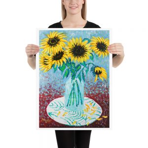 Sunflowers – Matte Giclée print