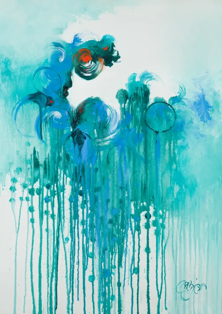 Opera astratta originale di Keili Major Artist