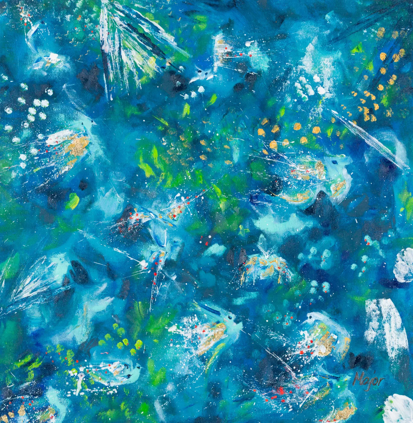 Opera astratta originale di Keili Major Artist