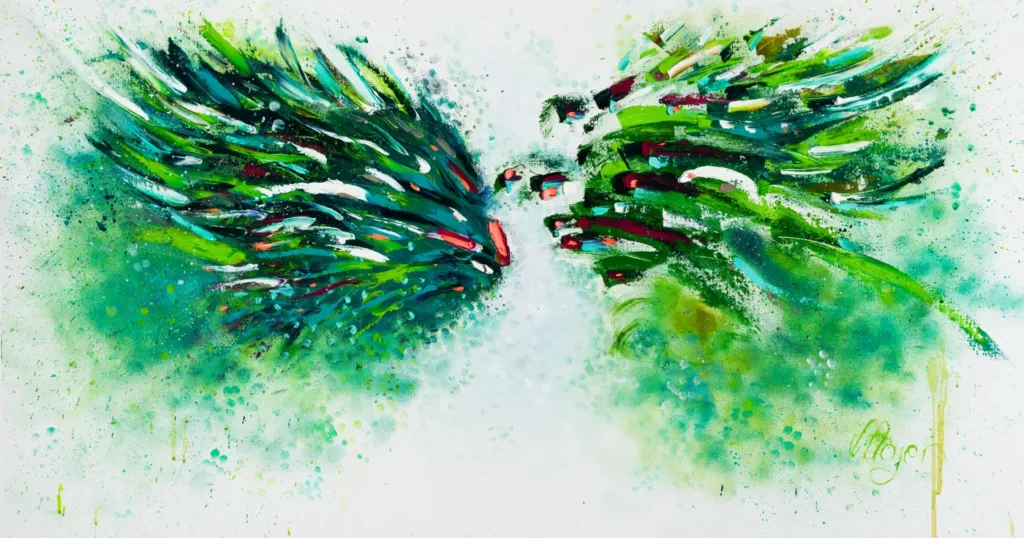 Keili Major Artist - Abstract painting by Keili