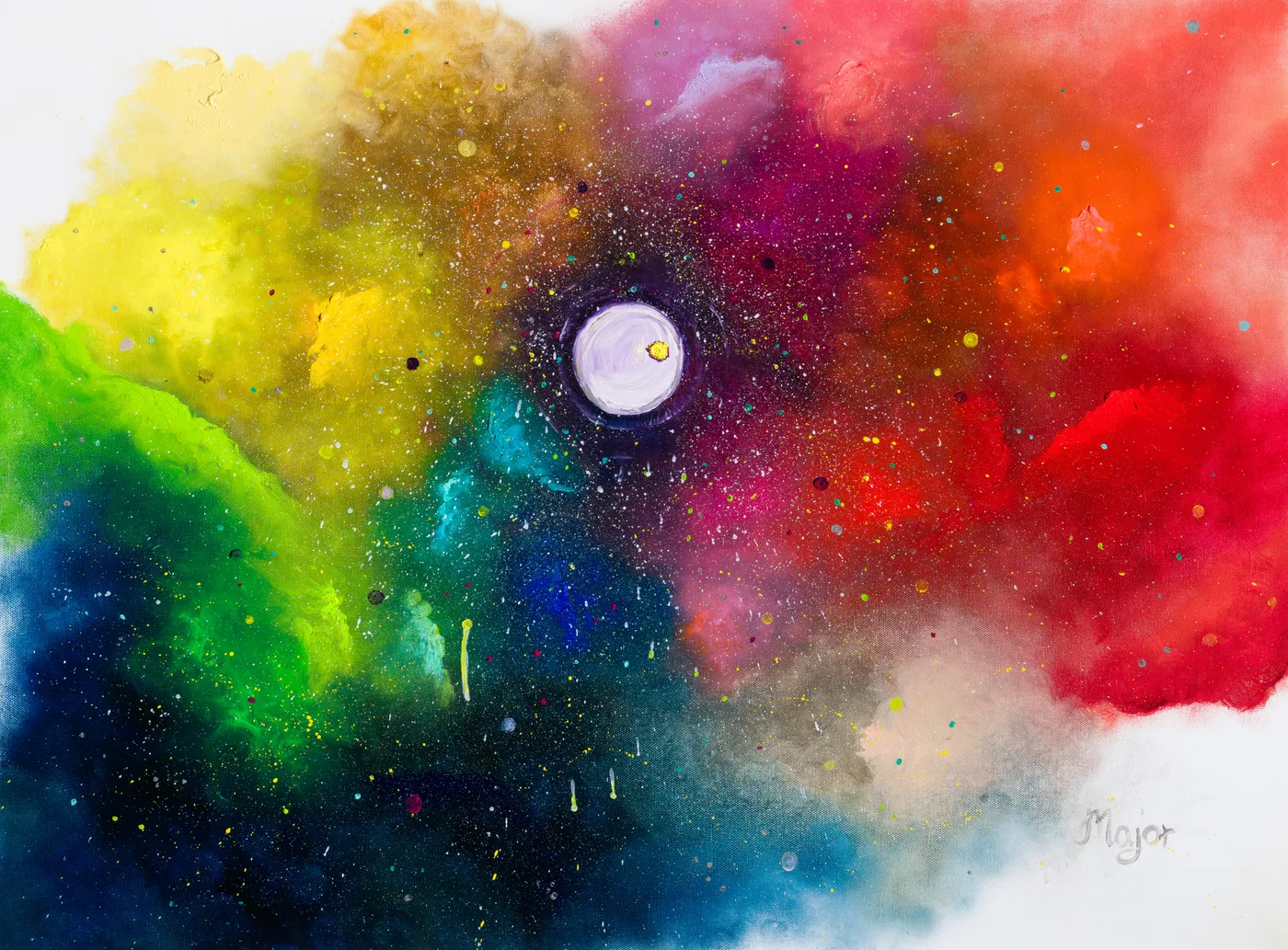 Keili Major Artist - Abstract painting by Keili