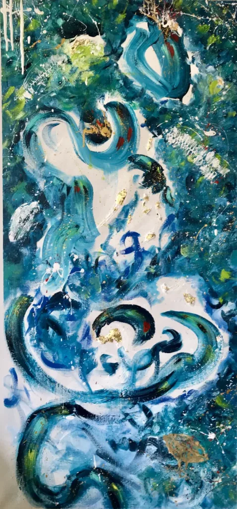 Keili Major Artist - Abstract painting by Keili