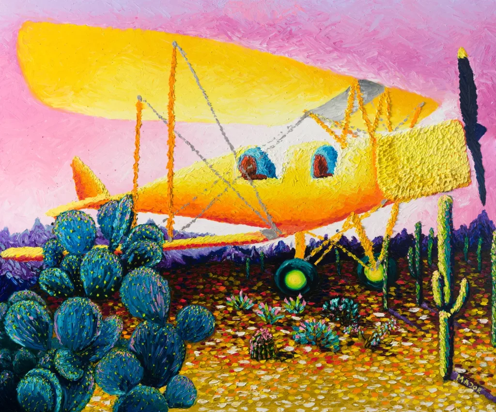 Dipinto finger painting originale di Keili Major Artist