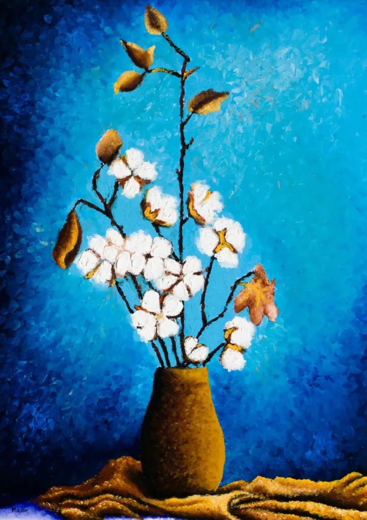Dipinto finger painting originale di Keili Major Artist