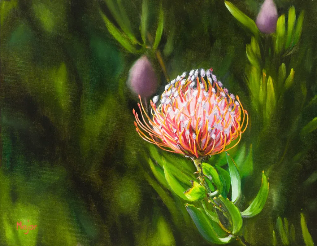 Dipinto realistico originale di Keili Major Artist