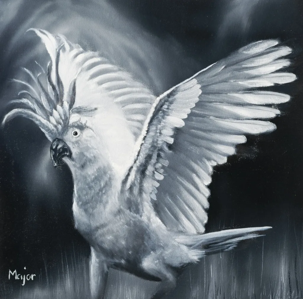 Dipinto realistico originale di Keili Major Artist