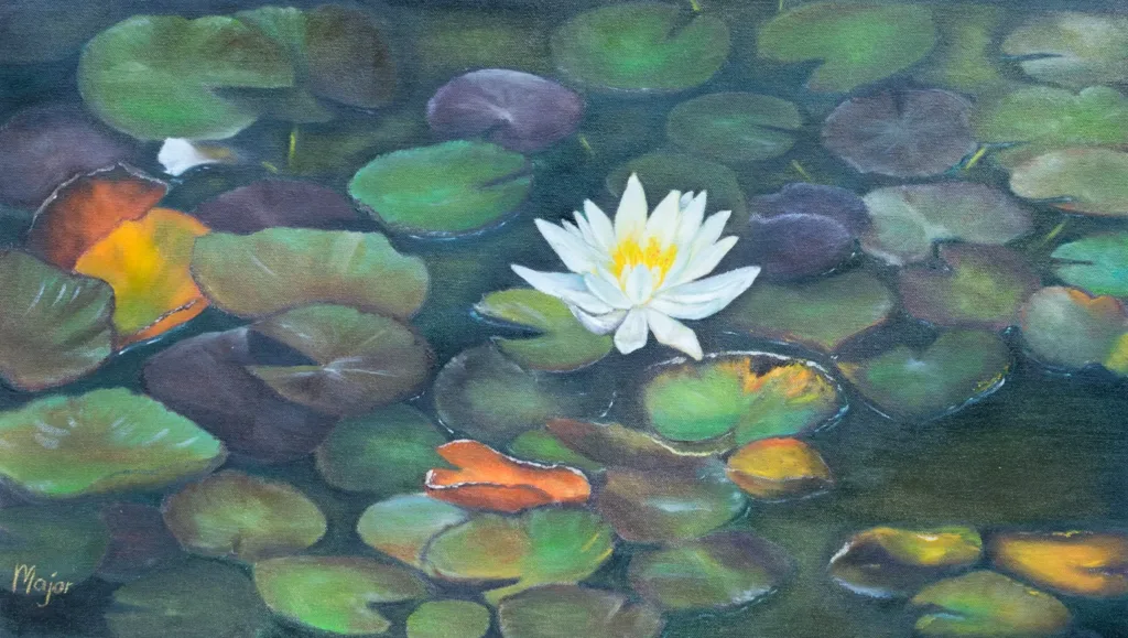 Dipinto realistico originale di Keili Major Artist