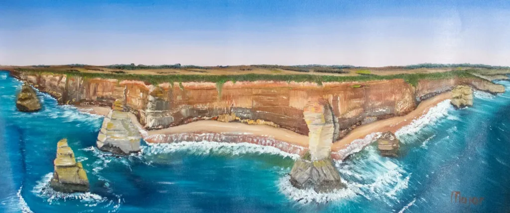 Dipinto realistico originale di Keili Major Artist