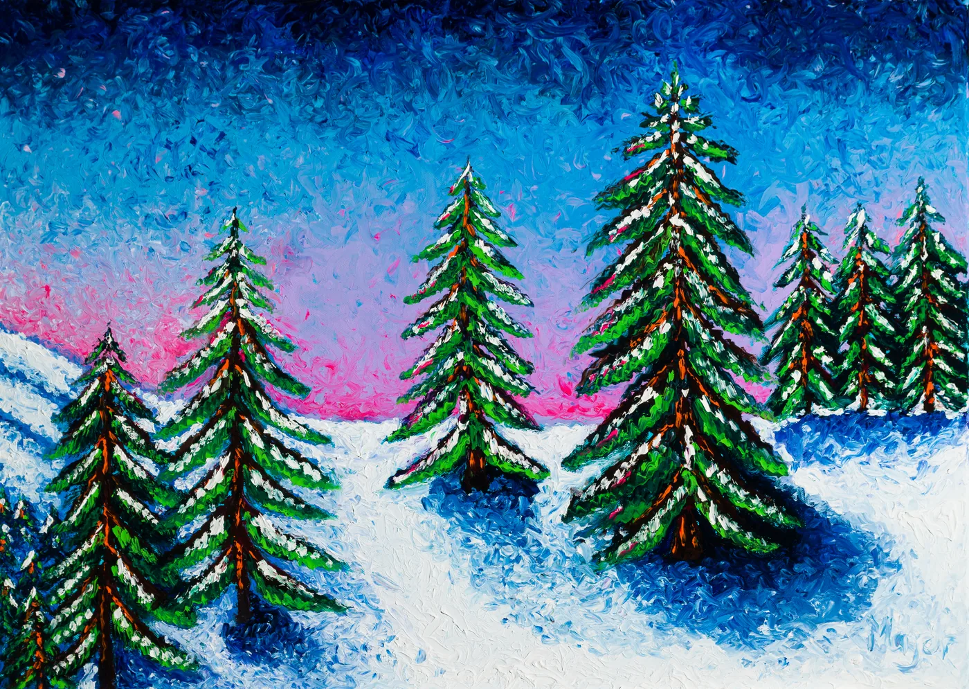Mountain Breeze &mdash; Keili Major, finger painting