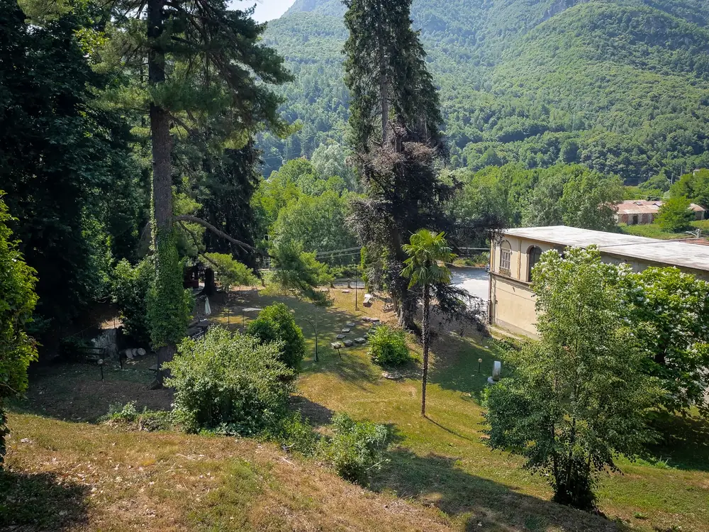 Il parco de La Fabbrica del Cotone